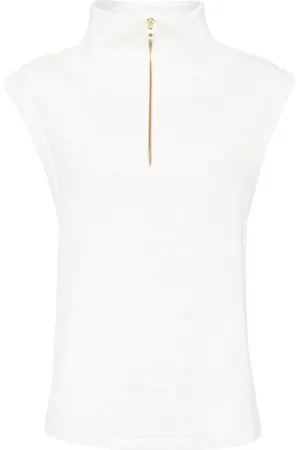 Varley Magnolia half-zip tank top
