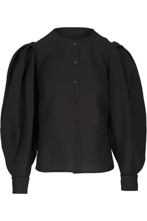 Carolina Herrera Puff-sleeved silk shirt