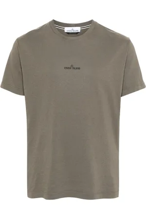 Stone Island Logo-print cotton T-shirt