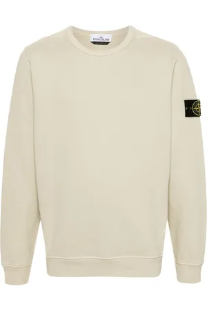 Stone Island Compass-badge cotton sweatshirt