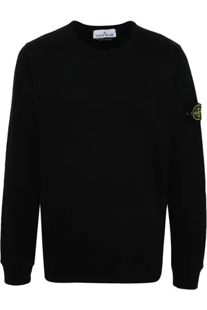Stone Island Compass-badge cotton sweatshirt