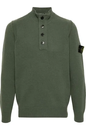 Stone Island Compass-badge high-neck jumper