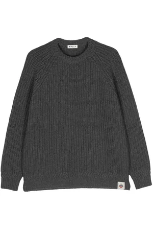 Bally Logo-patch wool jumper