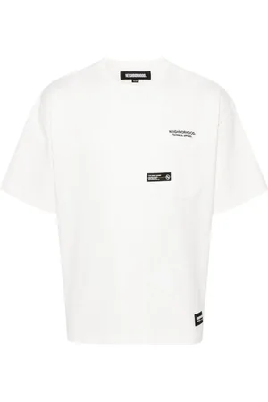NEIGHBORHOOD Logo-embroidered cotton T-shirt