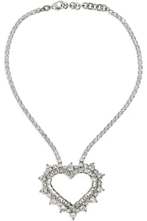 Alessandra Rich Crystal-embellished choker necklace
