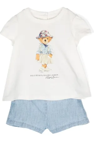 Ralph Lauren Polo Bear cotton shorts set