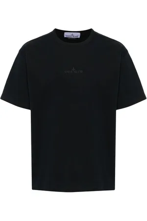 Stone Island Logo-embroidered cotton T-shirt
