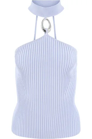 Simkhai Ring-embellished knitted top