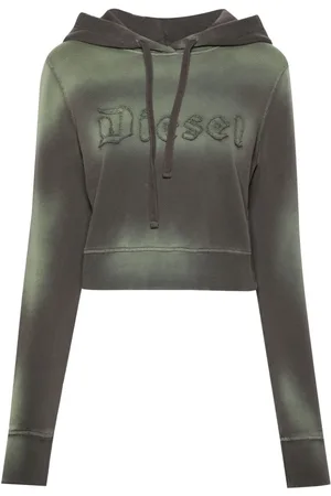Diesel Slimmy cotton cropped hoodie