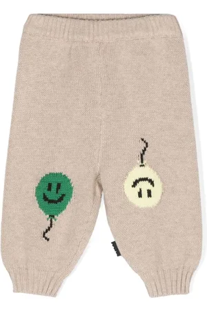 Molo Balloons-intarsia knitted leggings