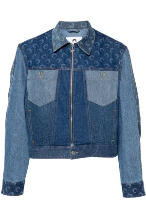 Marine Serre Regenerated denim jacket