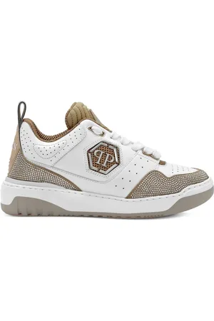 Philipp Plein Crystal-embellished low-top sneakers