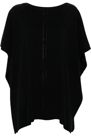 Fabiana Filippi Pointelle-knit poncho