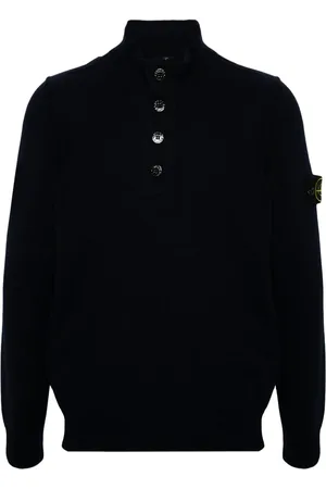 Stone Island Compass-badge wool blend jumper
