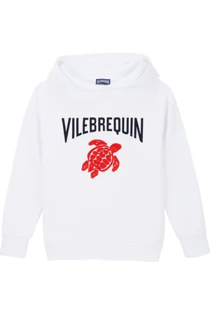 Vilebrequin Logo-embroidered organic cotton hoodie