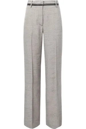 Proenza Schouler Aiden mélange wide-leg trousers