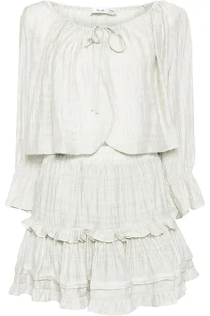 B+AB Fully-ruffled muslin co-ord set