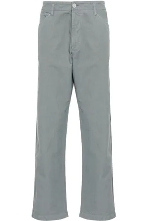 Stone Island Compass-motif ripstop straight trousers