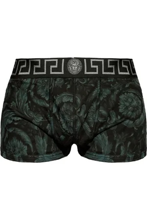 VERSACE Barocco-print Greca-border boxers