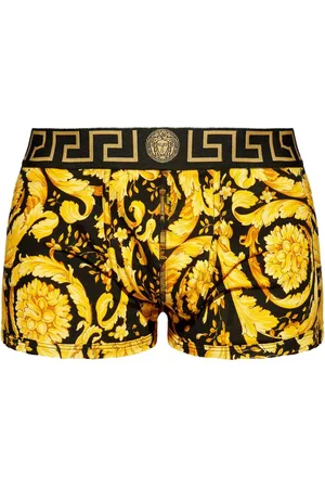 VERSACE Barocco print Greca-border boxers