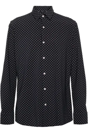 HUGO BOSS Graphic-print long-sleeve shirt