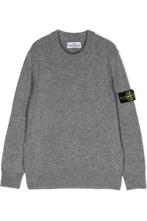 Stone Island Compass-badge crew-neck jumper