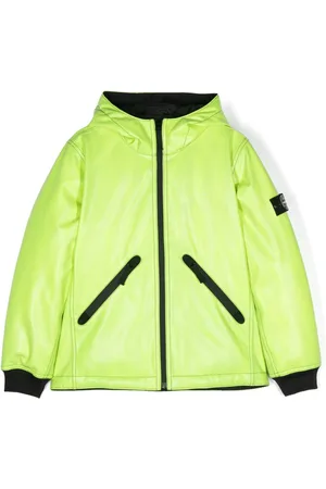 Stone Island Coated hooded down jacket