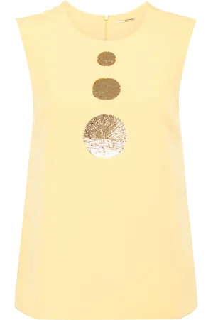 ALEXIS Amell coin-detail tank top