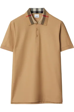 Burberry Vintage Check-detail cotton polo shirt