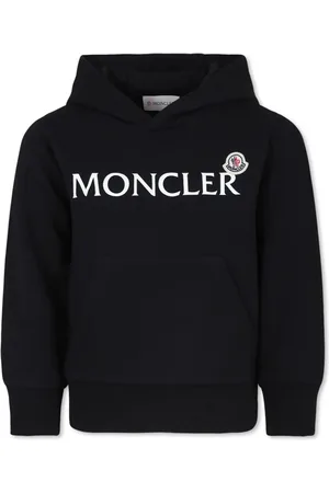 Moncler Logo print cotton hoodie