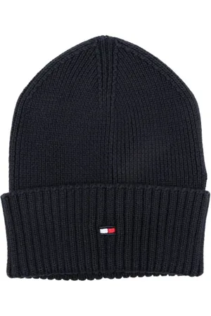 Tommy Hilfiger Logo-embroidered ribbed beanie