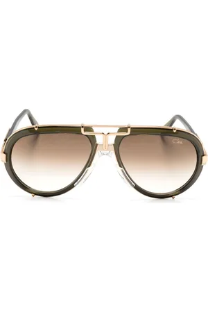 Cazal Transparent pilot-frame sunglasses