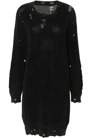 R13 Distressed knitted dress
