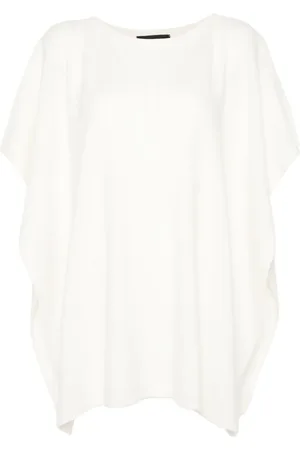 Fabiana Filippi Pointelle-knit poncho