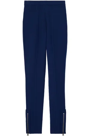 ST. JOHN Zip-detail skinny trousers