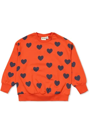 Mini Rodini Heart print cotton jumper