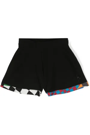 PUCCI Junior Embroidered-logo shorts