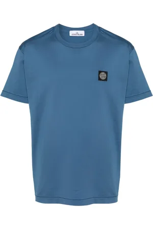 Stone Island Compass-patch cotton T-shirt