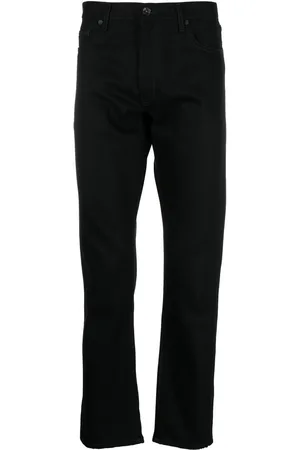 OFF-WHITE Diag-print straight-leg jeans