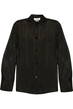 Ganni Plain long-sleeve shirt