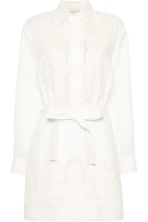 ALÉMAIS Pegasus belted minidress
