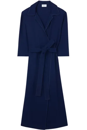 ST. JOHN Crepe wrap dress