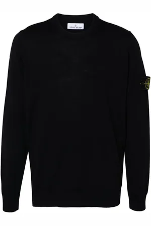 Stone Island Compass-badge fine-knit jumper