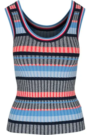 VERONICA BEARD Sandra striped tank top