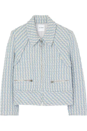ST. JOHN Tweed zip-up jacket