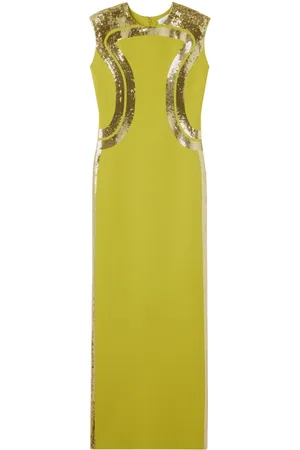 ST. JOHN Sequin-design maxi dress