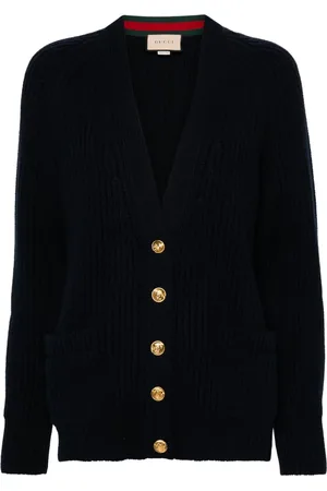 Gucci Interlocking G chunky-ribbed cardigan