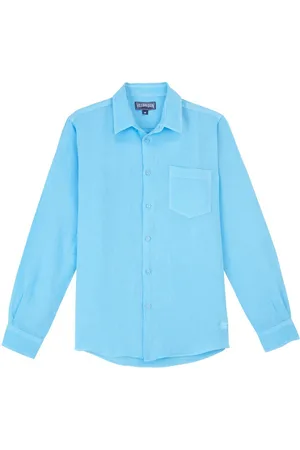Vilebrequin Logo-embroidered linen shirt