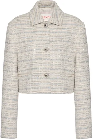 VALENTINO GARAVANI Cropped tweed jacket