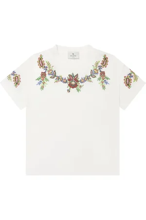 Etro Floral embroidered t-shirt